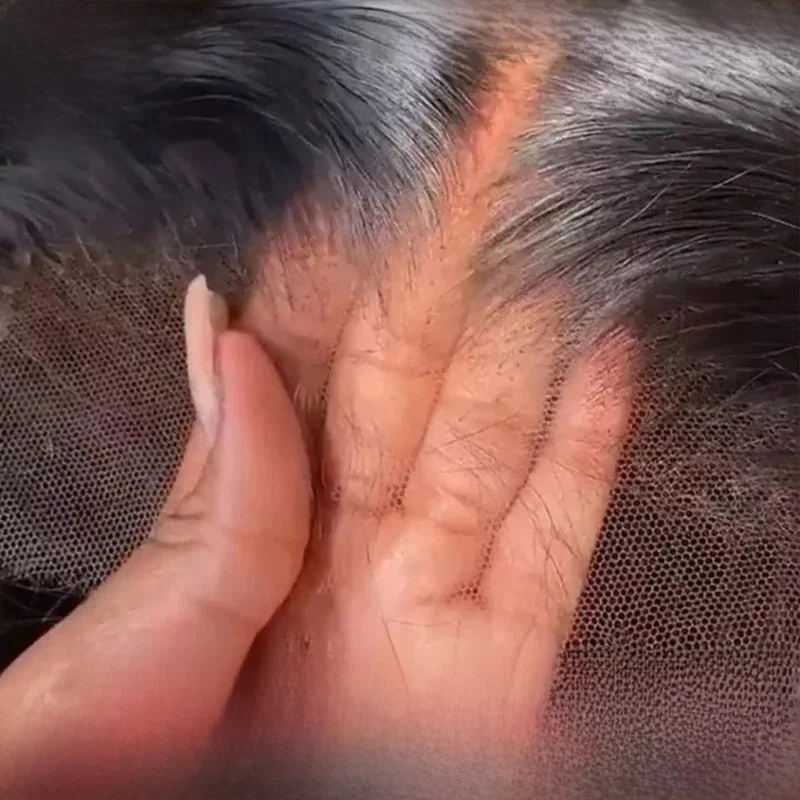 Queen Hair Real HD Frontal/Closure Only Invisible Melt Skin Lace 13x6 13x4 4x4 4x6 5x5 6x6 7x7 Raw Human Hair Body Wave/Straight - afbeelding 2