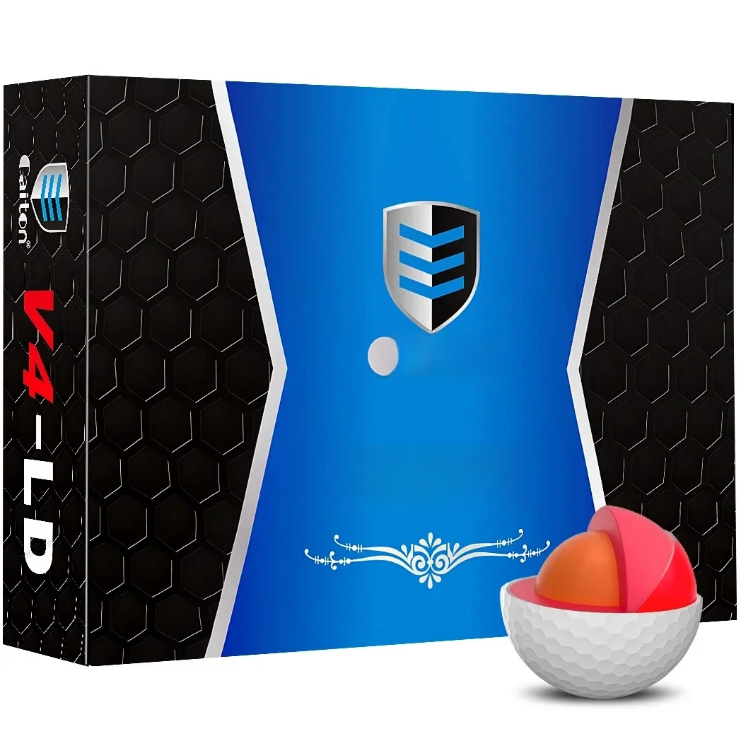 Piłki golfowe Caiton 12/6/3 Pcs Pro – 4 warstwy, dodaje 30 jardów, występy turniejowe, miękkie w dotyku, duże odległości, trwała osłona — zdjęcie 2