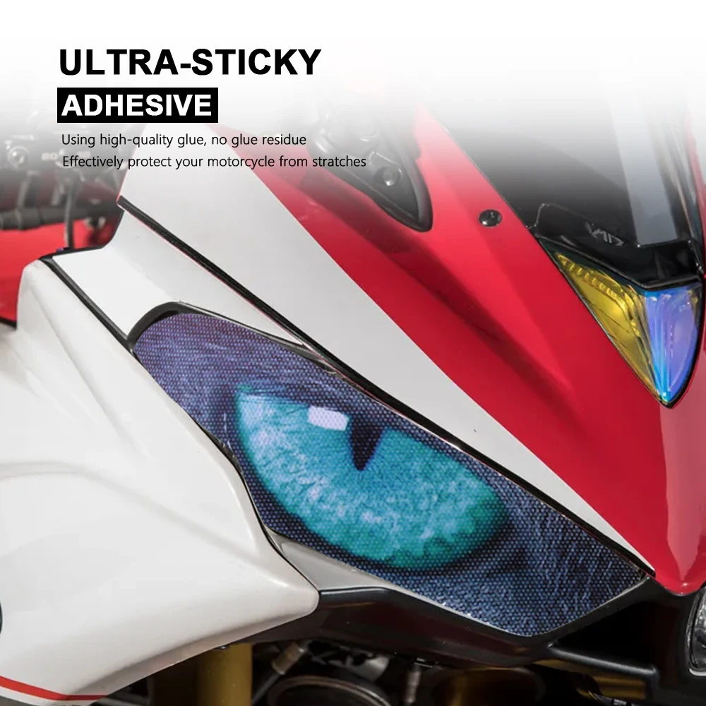 Stiker lampu depan motor tahan air, Stiker PVC untuk Yamaha YZF R3 R25 YZFR3 YZFR25 2015 2016 2017 2018 Aksesori