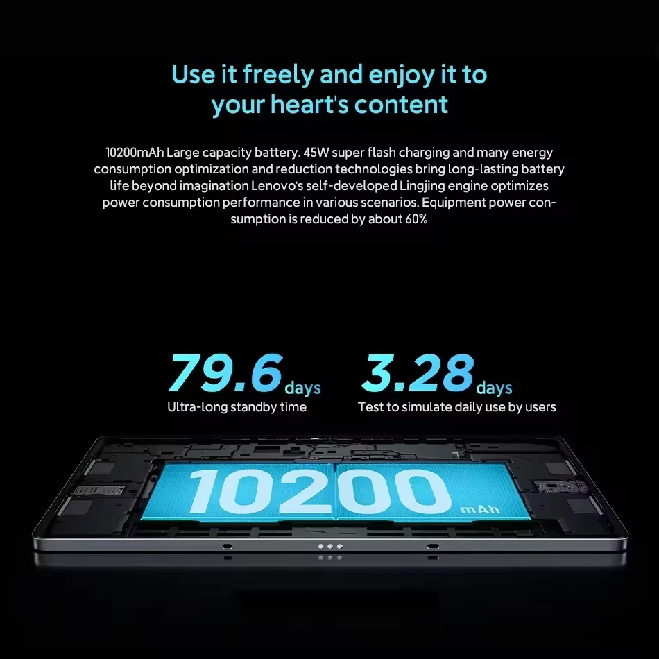 Tableta Lenovo Xiaoxin Pad Pro 2025 con ROM global, pantalla de 12,7 pulgadas y 144 Hz, batería de 10 200 mAh, Lenovo Idea Tab Pro 6