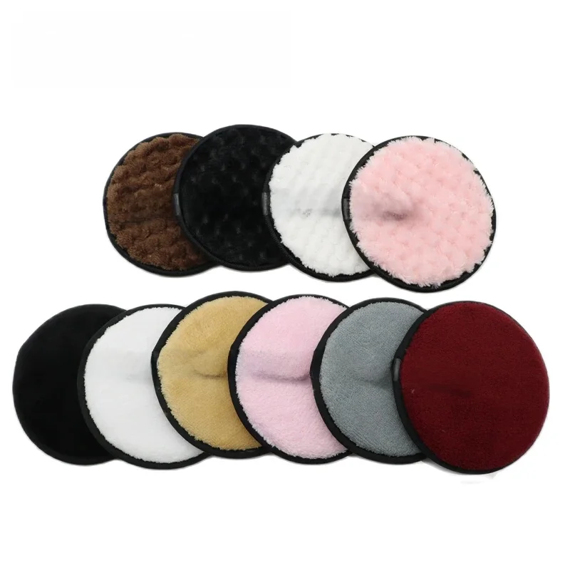 OGEYERO tampons démaquillants réutilisables lingettes en coton éponge démaquillante en microfibre tampons de nettoyage en coton outil