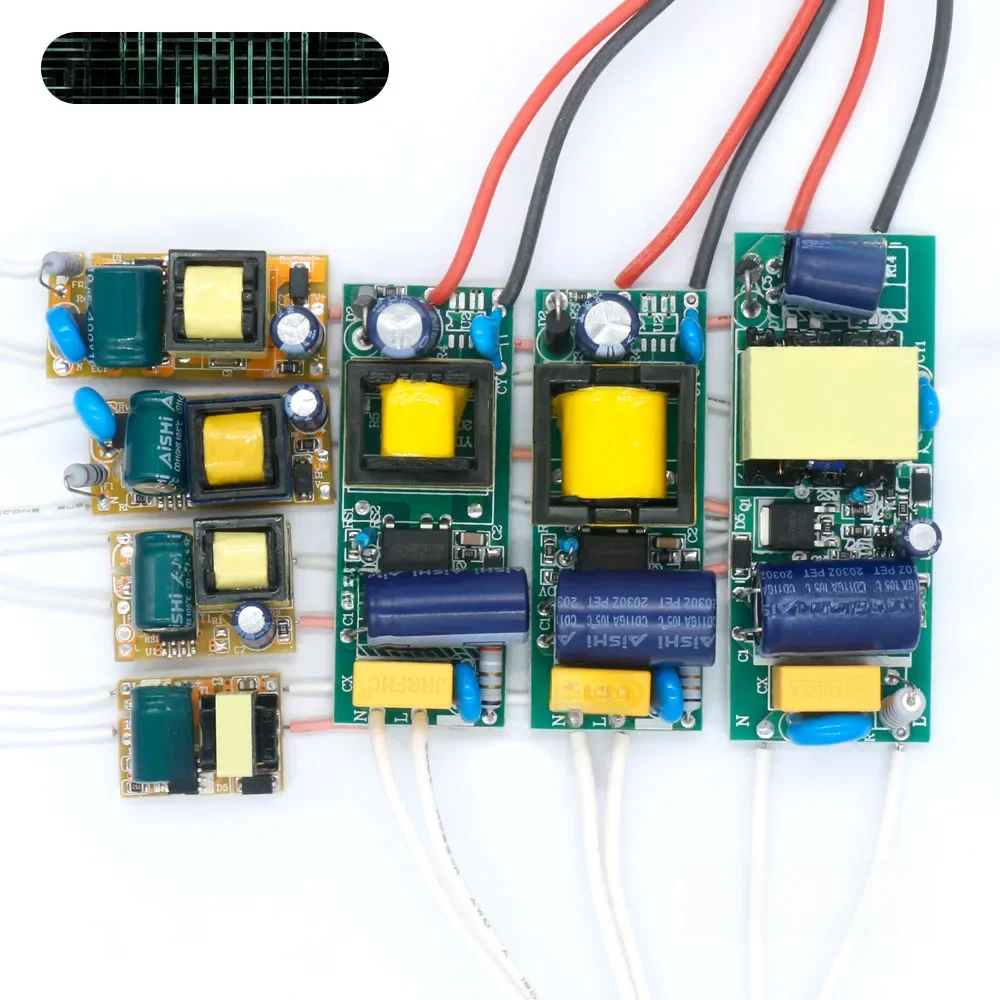 Pilote LED 300mA 8-12W 1-3W 5W 4-7W 12W 18-25W 25-36W, unité d'alimentation LED, transformateurs d'éclairage pour pilote, bande lumineuse LED, bricolage