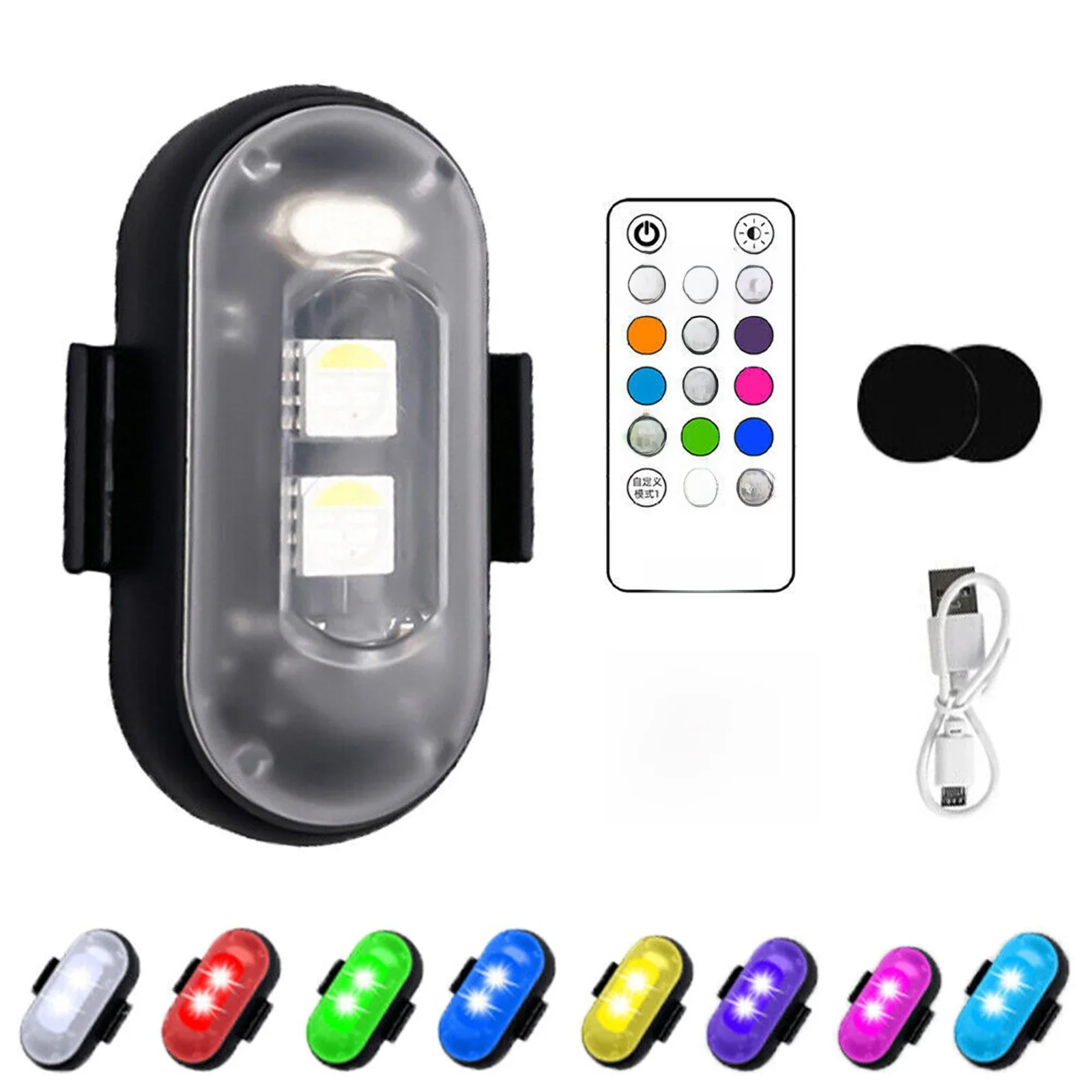 AliExpress Remote Control Drone Light New LED Bike Lights With 7 Colors And Multiple Modes Easy Installation