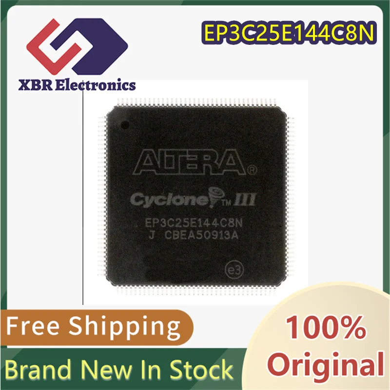 

(1/10 piece) EP3C25E144C8N EP3C25E144 144-EQFP Programmable Logic Chip Brand New Genuine Original In Stock