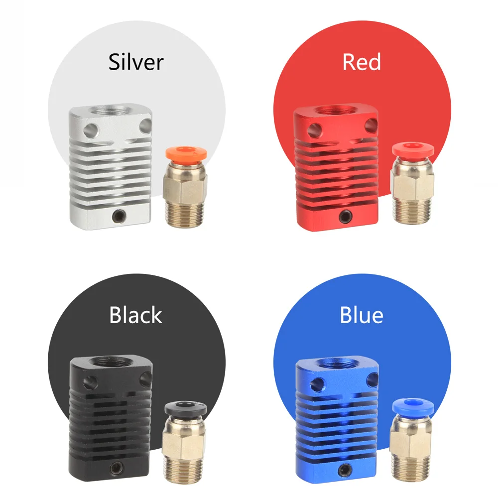 3D Printer Parts/Accessories CR8/CR10 All Metal Heatsink Hot Head Mk8/mk10 Extruder Hotend 1.75MM 3mm Filament For Ender 3 CR10S