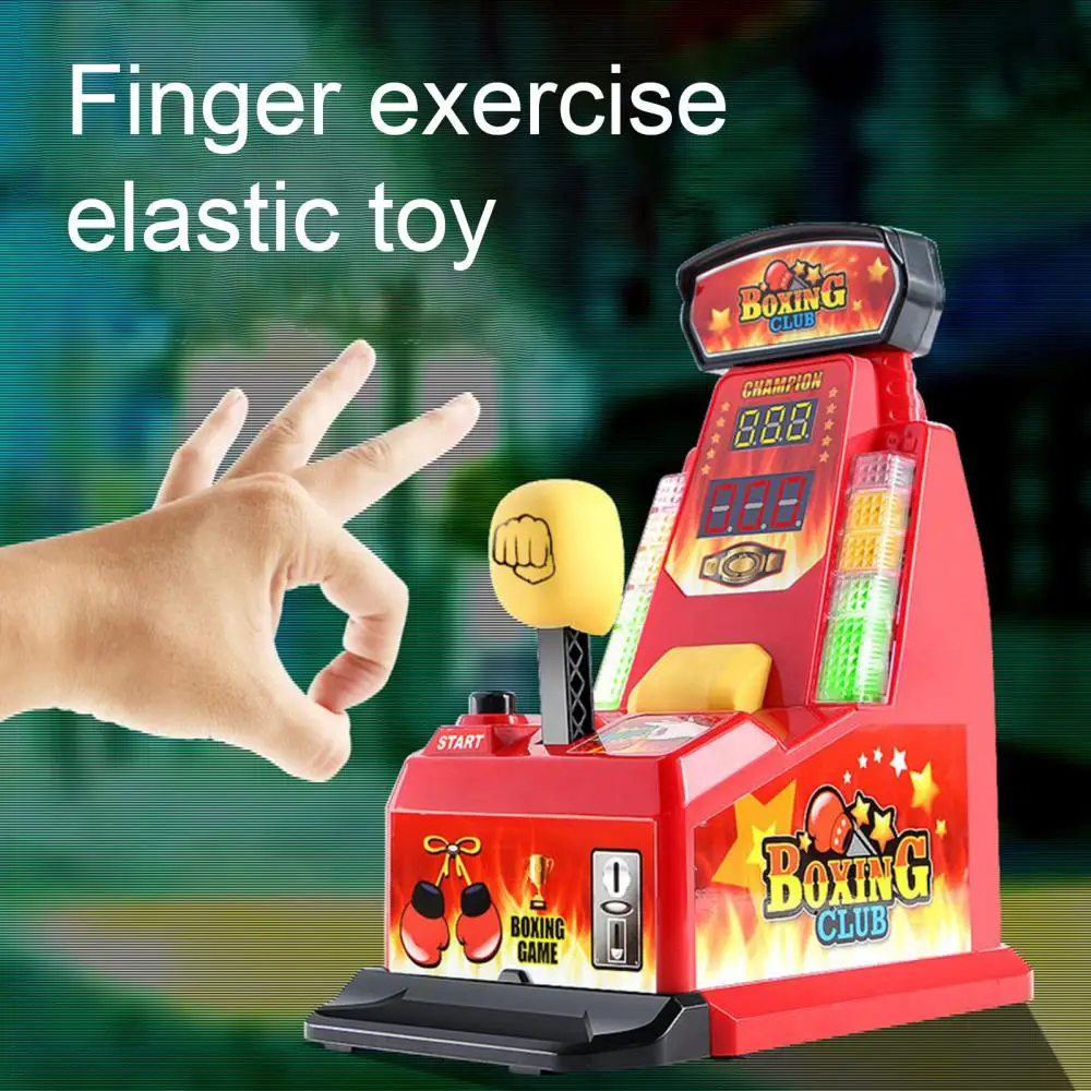 Finger boxing machine, children's adult boxing game, children's educational desktop finger boxing machine, with fraction display