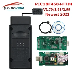 Ferramenta diagnóstica do carro OBD2, PODE transportar Forope, OPCOM 1,95 1,99, PIC18F458 FTDI, OBD2, novo, 2021, 200603a