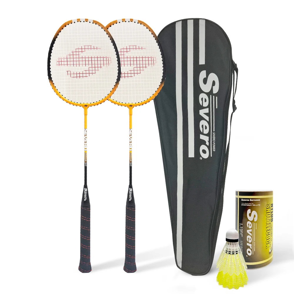 Severo Badminton Racket MUSH 100 2p + Shuttlecock 2 Mice