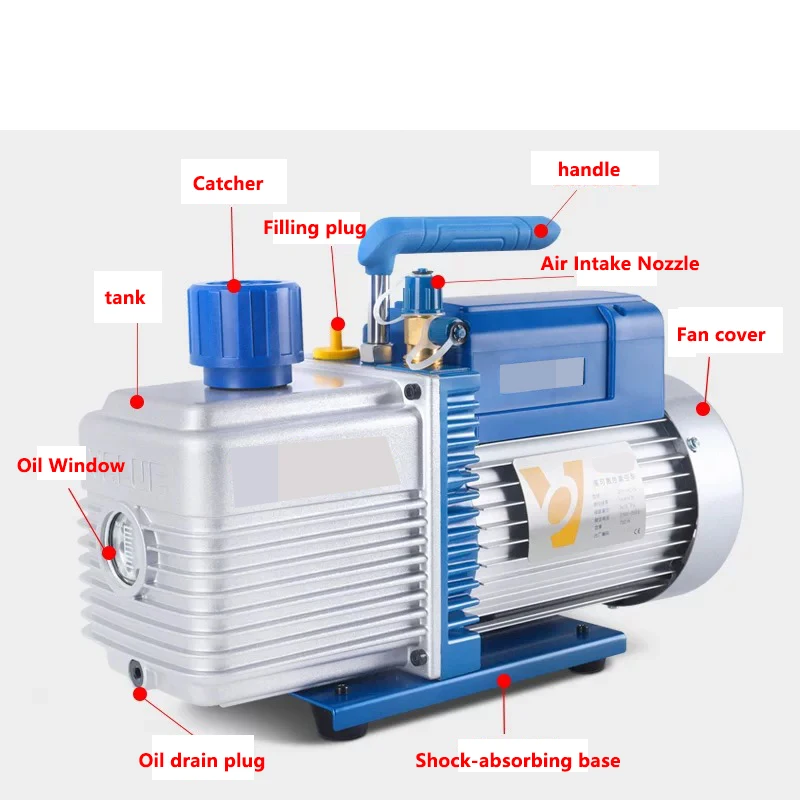 Single-Stage Vacuum Pump Air Conditioning Installation and Maintenance Vacuum Pump/Laboratory/Vacuum Packaging Pump 220V