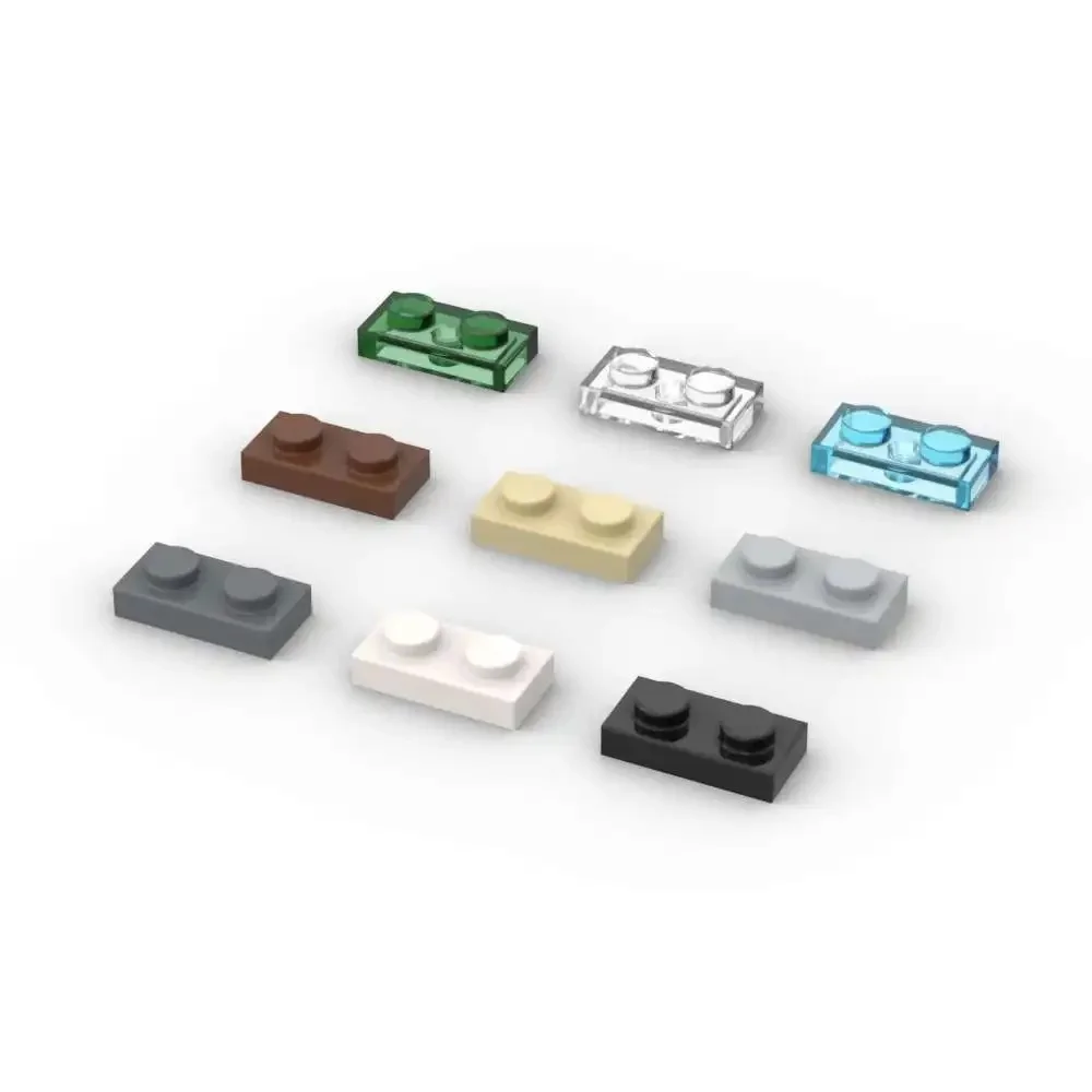 MOC – Puzzle particules 3023 plaques 1x2, blocs de construction, panneau lumineux, briques, idée jouet, cadeau pour enfants, livraison directe, 10 pièces