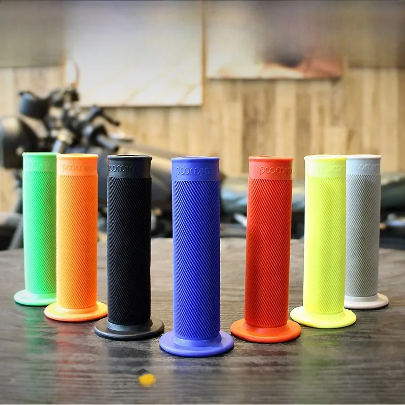 AliExpress NONE Motorcycle grip Dirt Bike Grips 7/8" Rubber Bike Handle Grip Handlebar Mx Pillow Top Throttle 22mm Bar