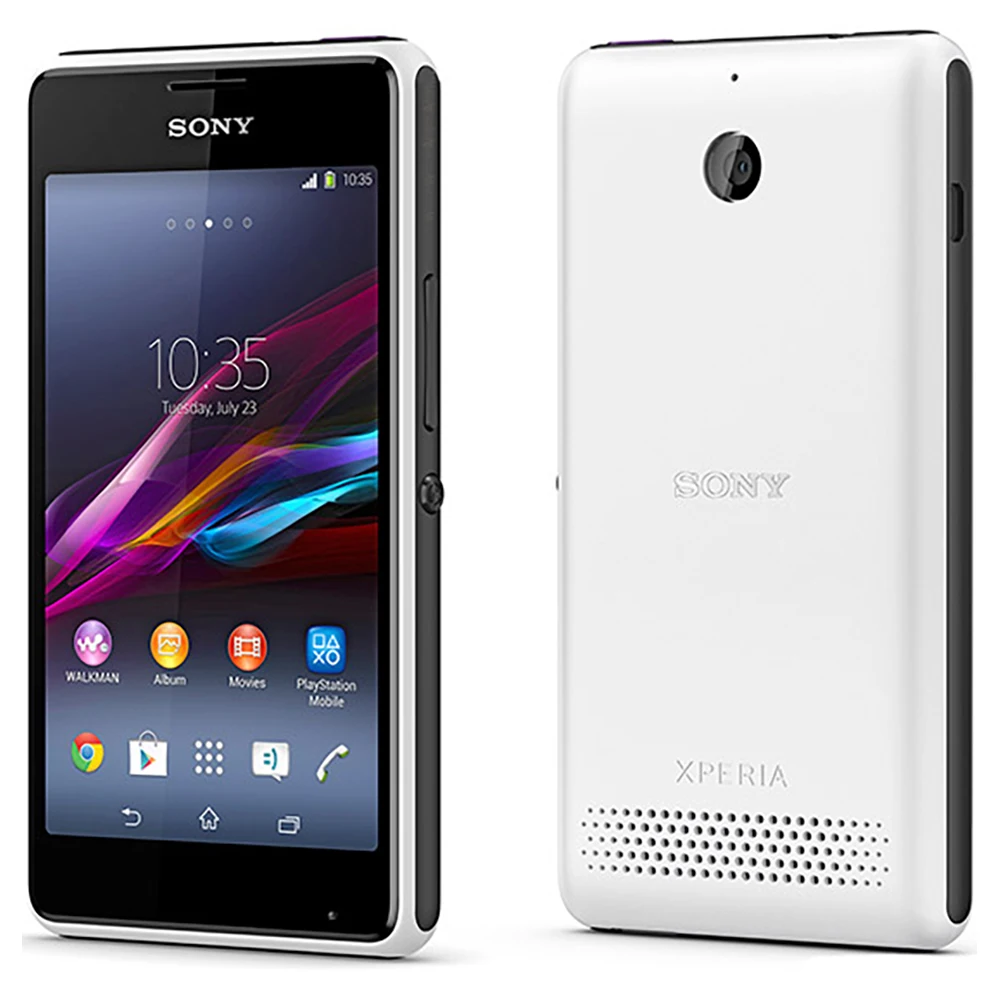 Sony Xperia E1 D2005 Refurbished-Original Unlocked E1 512 RAM 4GB ROM 4.0