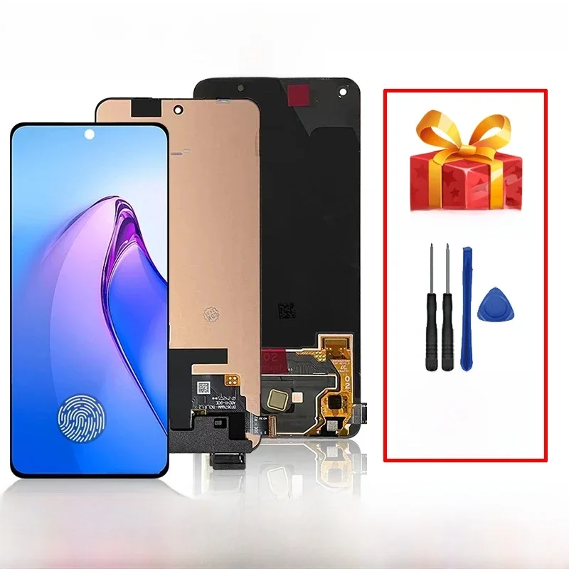 AMOLED dla Oppo Reno8 Pro 5G CPH2357 LCD Reno 8 Pro (Chiny) PGAM10 Wyświetlacz Ekran dotykowy dla Reno 8Pro+ Plus PFZM10 — zdjęcie produktu 7