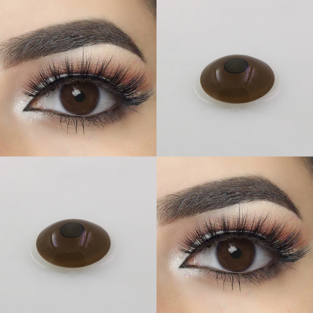 4pcs Iris Therapeutic blind  Lens Prosthetic Contact Lenses for People with Eye Defects
