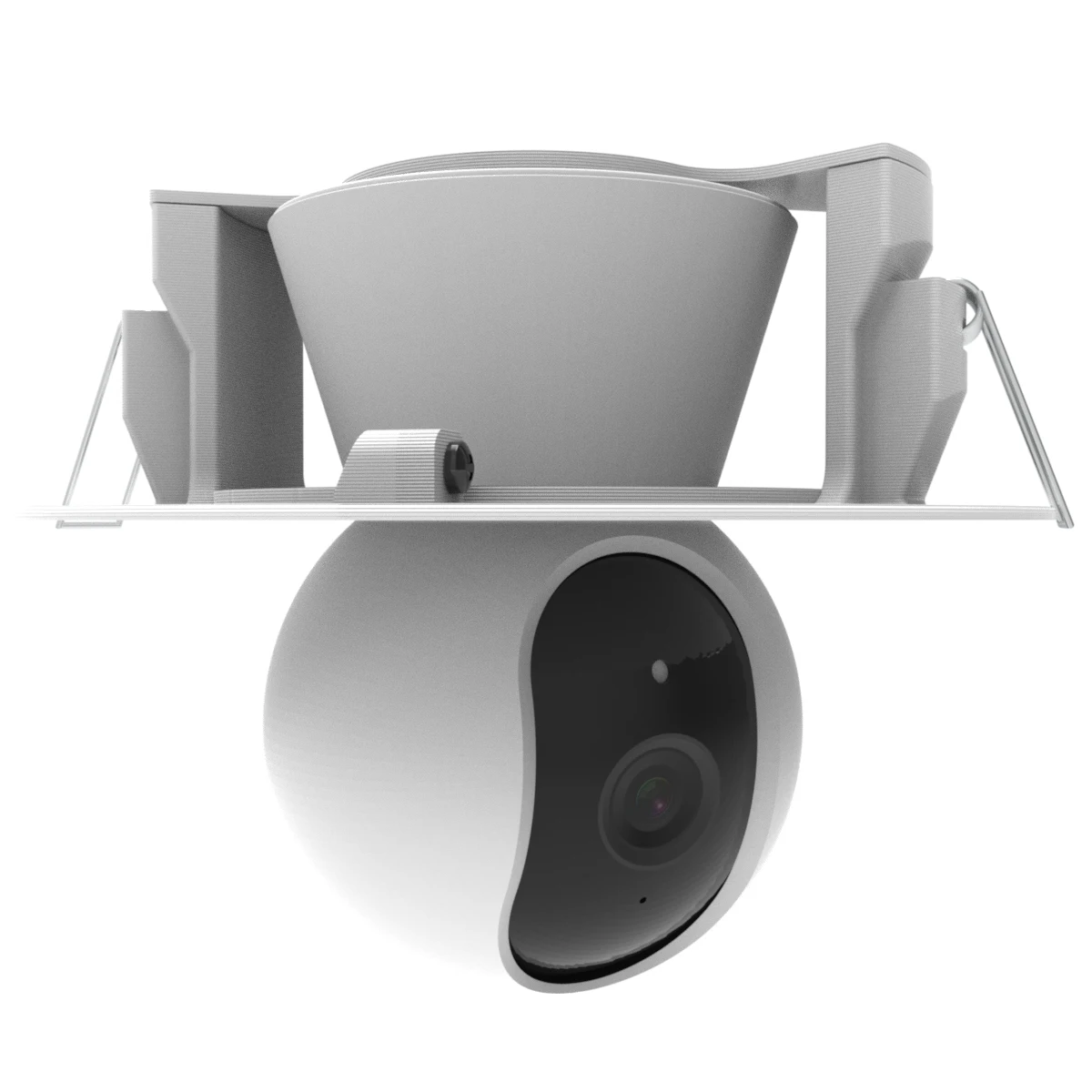 Support Stand to Embed on the Ceiling Compatible with Positive Camera Smart 360 BOT Wi-Fi 2nd Generation-ARTBOX3D