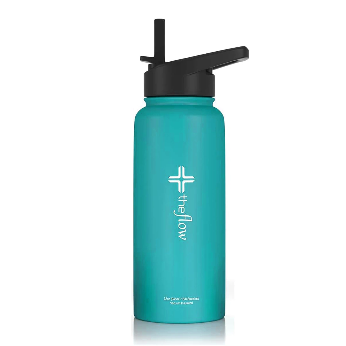 

Термоизолированная спортивная бутылка для воды - герметичная и не оставляющая следов на одежде фляга из нержавеющей стали для горячих/холодных напитков, идеально подходит для спортзала, походов, бега.