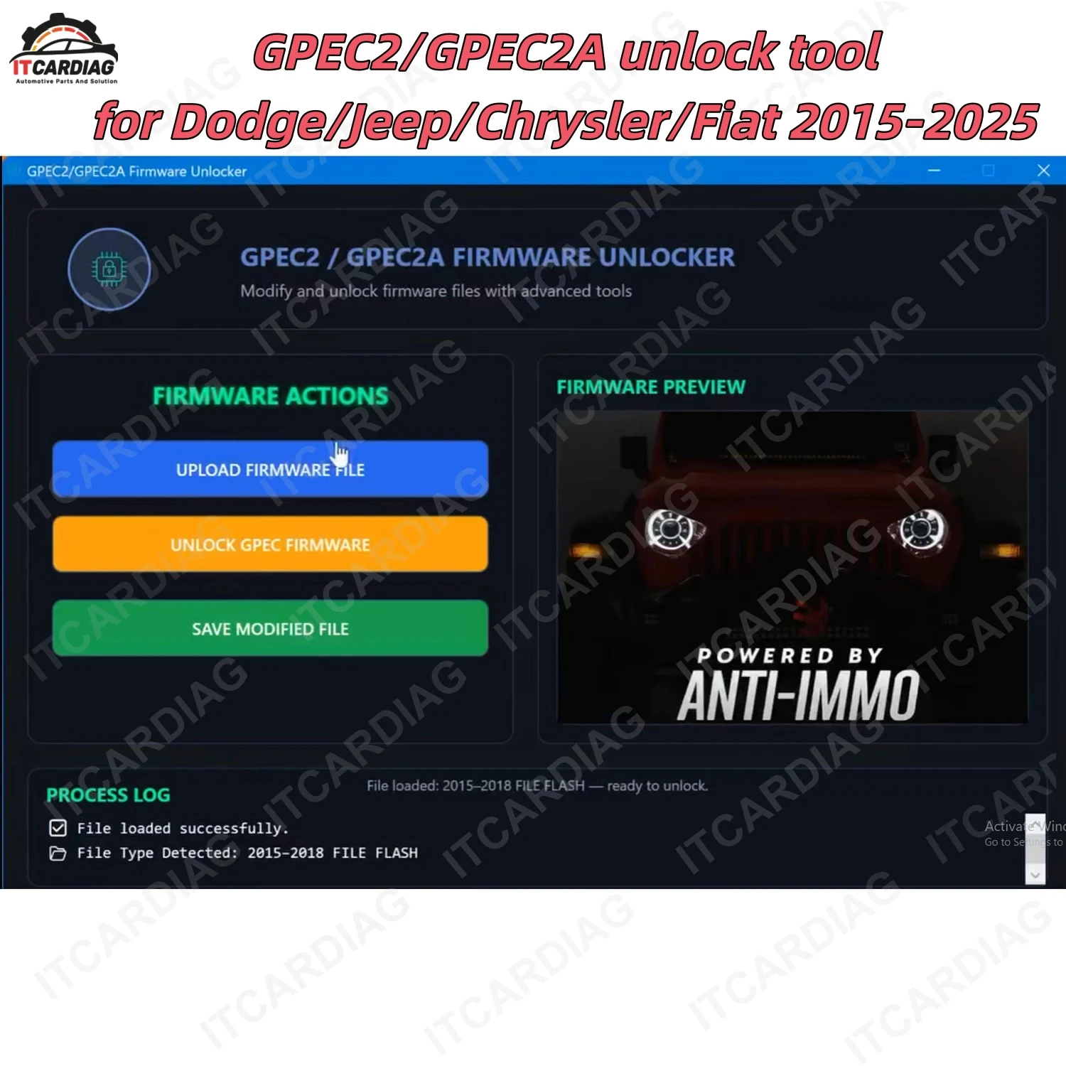 

Инструмент для разблокировки GPEC2/GPEC2A для разблокировки прошивки ECU GPEC2/Jeep/Chrysler/Fiat 2015-2025 гг.