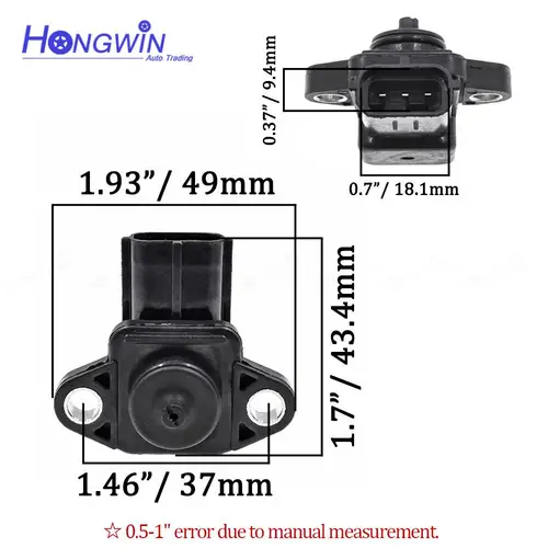 Imagen 2 del producto Sensor de presión para coche, accesorio para Suzuki Alto Liana Baleno SX4 Jimny Ignis Grand Vitara Fiat 18590-72F21 18590 72F21 91176190