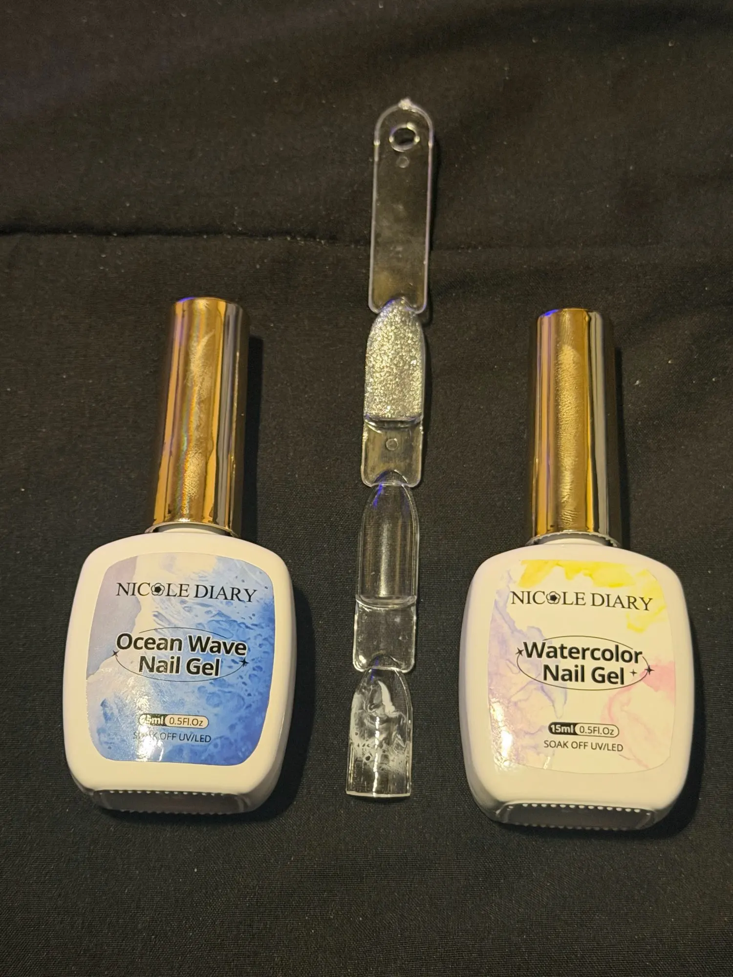 NICOLE DAIRY 15ml Bubble Ocean Wave Gel White Gel Nail Polish Summer Nail Poke Varnish UV LED Soak Off Gel For Nail Art Manicure photo review