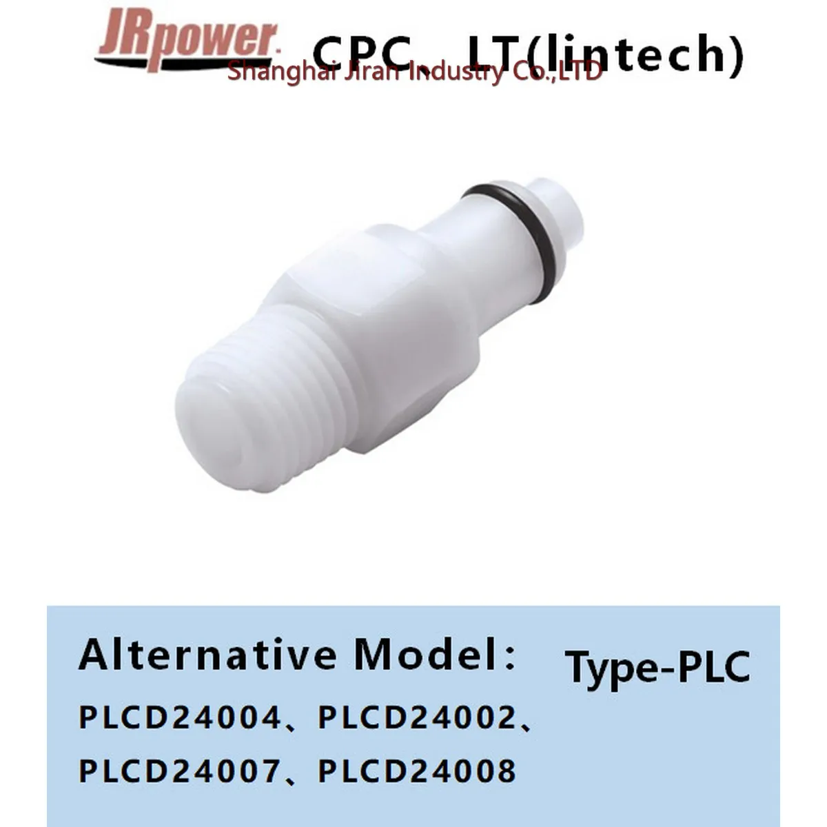 JR-PLC|5pcs Rerfectsubstitute CPC quick connector coupling PLCD24004 PLCD24008