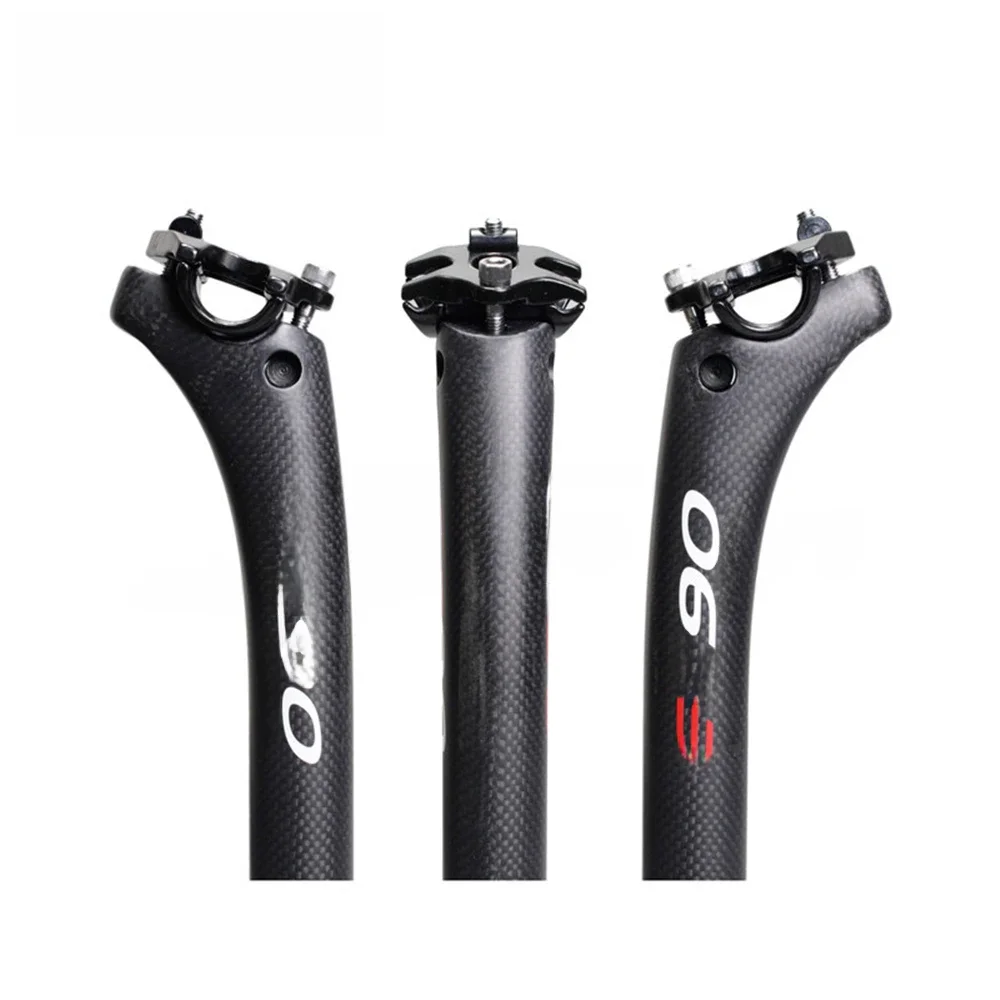 AliExpress BALUGOE EC90 Full Carbon MTB Bike seatpost seat tube Road Bicycle Seatpost Mountain Parts 25.4 27.2 30.8