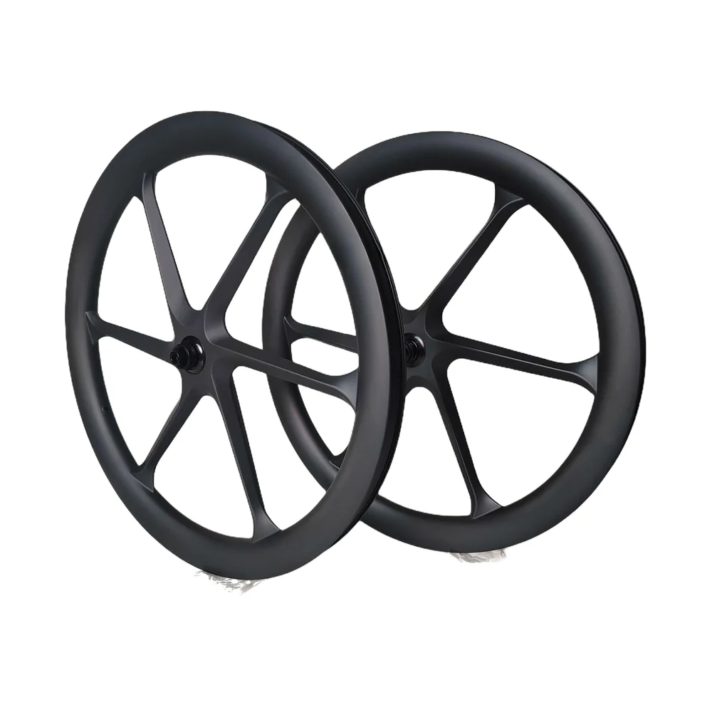 700C Gravel Carbon Wheelset 6 Spoke 50mm Disc Brake Center Lock 12x100 12x142 Road Bike Wheels