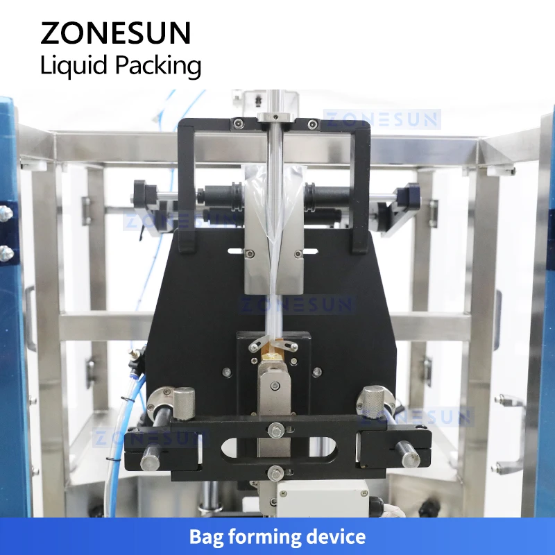 ZONESUN ZS-FS120H آلة تعبئة العصا السائلة العمودية الأوتوماتيكية VFFS معدات تعبئة وختم الكيس