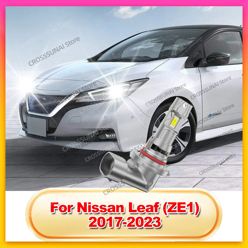 

2/4Pcs LED High Low Beam Bulbs For Nissan Leaf ZE1 2017 2018 2019 2020 2021 2022 2023