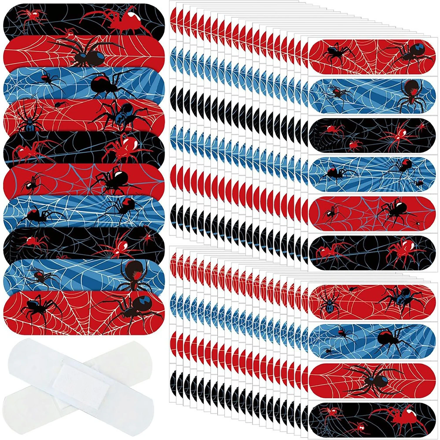 

30/50pcs Cartoon Cute Spider Band Aid Wound Dressing Patch Plaster Skin Tape First Aid Disposable Breathable Adhesive Bandages