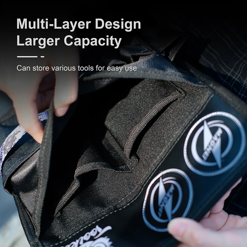 QILI Oxford Fabric Waist Pack Tool Bag | Storage Organizer for Car Wrap, PPF & Tint Installation Squeegees