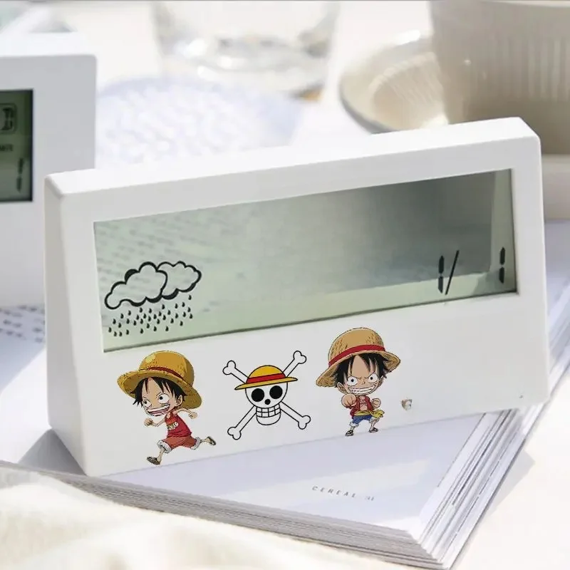 Dessin animé mignon une pièce singe D. Luffy Roronoa Zoro Nami réveil électronique réveil créatif horloge électronique