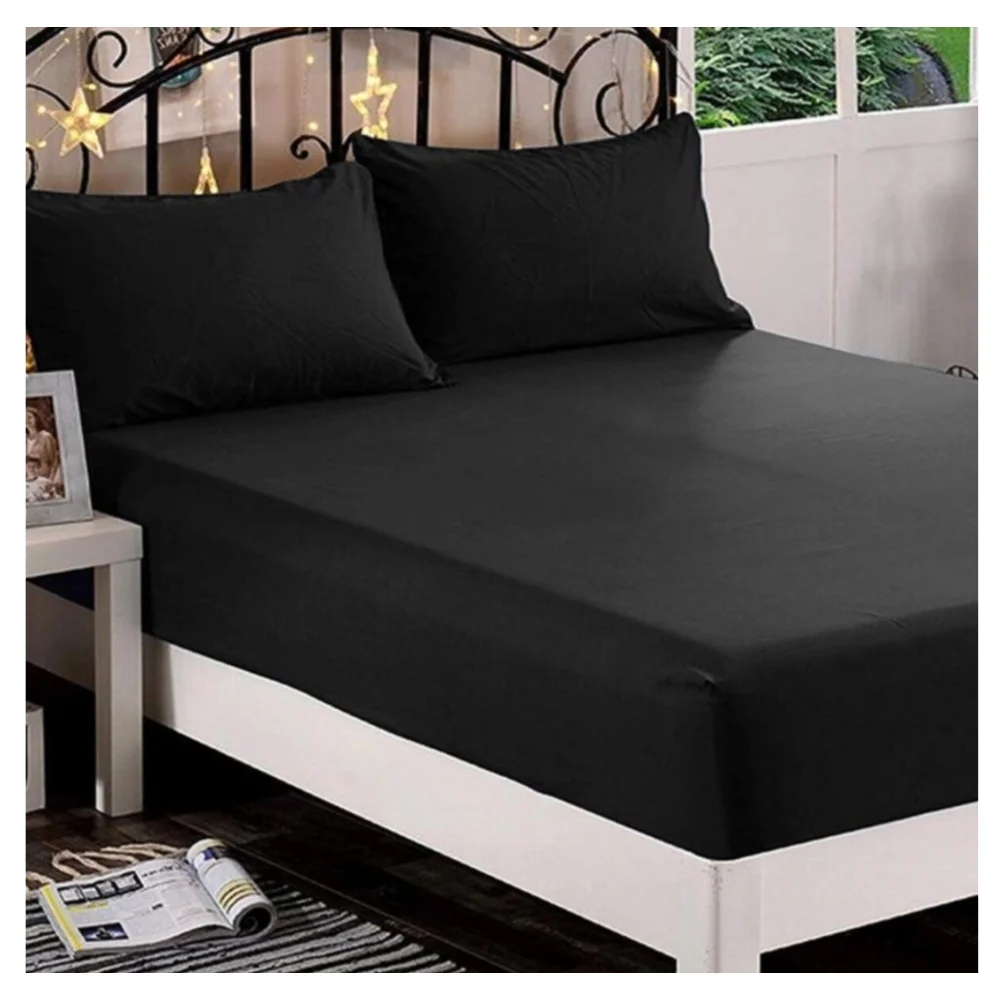 

Black Fabric Single Sofa Fitted Bed Sheet Set Bed Sheet Set Bedspread Pillow Quilt Sleeping Stylish Modern Cotton Soft Duvet Cov