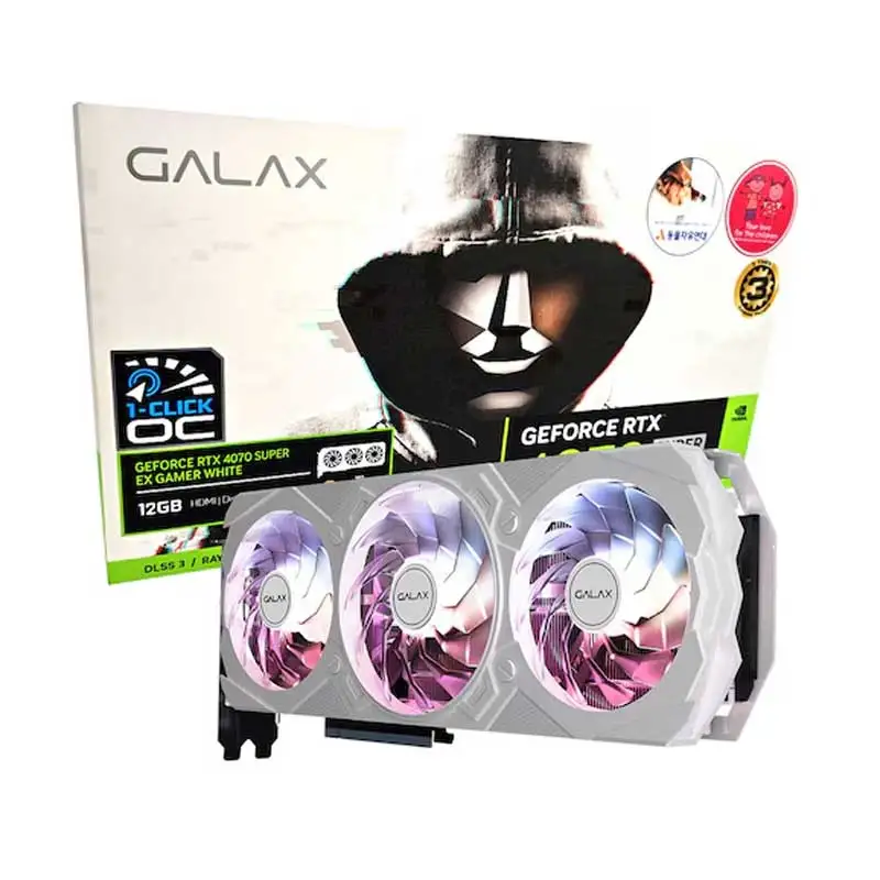 Galaxy GALAX GeForce RTX4070 SUPER EX GAMER WHITE OC D6X12GB