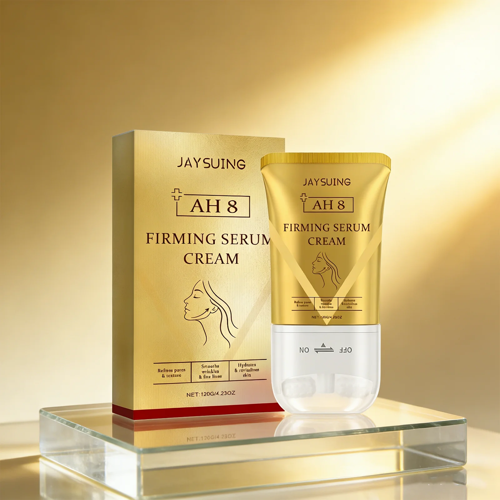 

JAYSUING Firming Serum Cream Lifting Firming Lightening Smoothing Care Lotion Moisturizer Neck Rejuvenation Cream