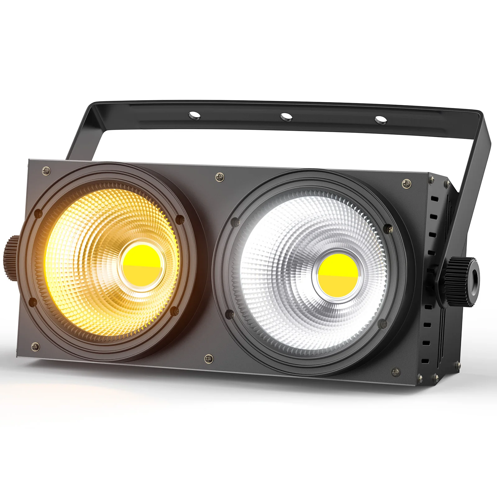 200W COB Par Light 2 in 1 Cold/Warm White Light Effects Par Spotlight With DMX 8CH For Church Disco Wedding Lighting