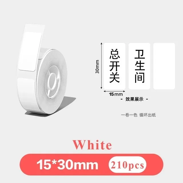 P15 Stampante per etichette Adesivo 12*40mm 14*30mm Nastro per etichette Stampante termica Carta compatibile Phomemo D30 Marklife P12 P11 Labelle