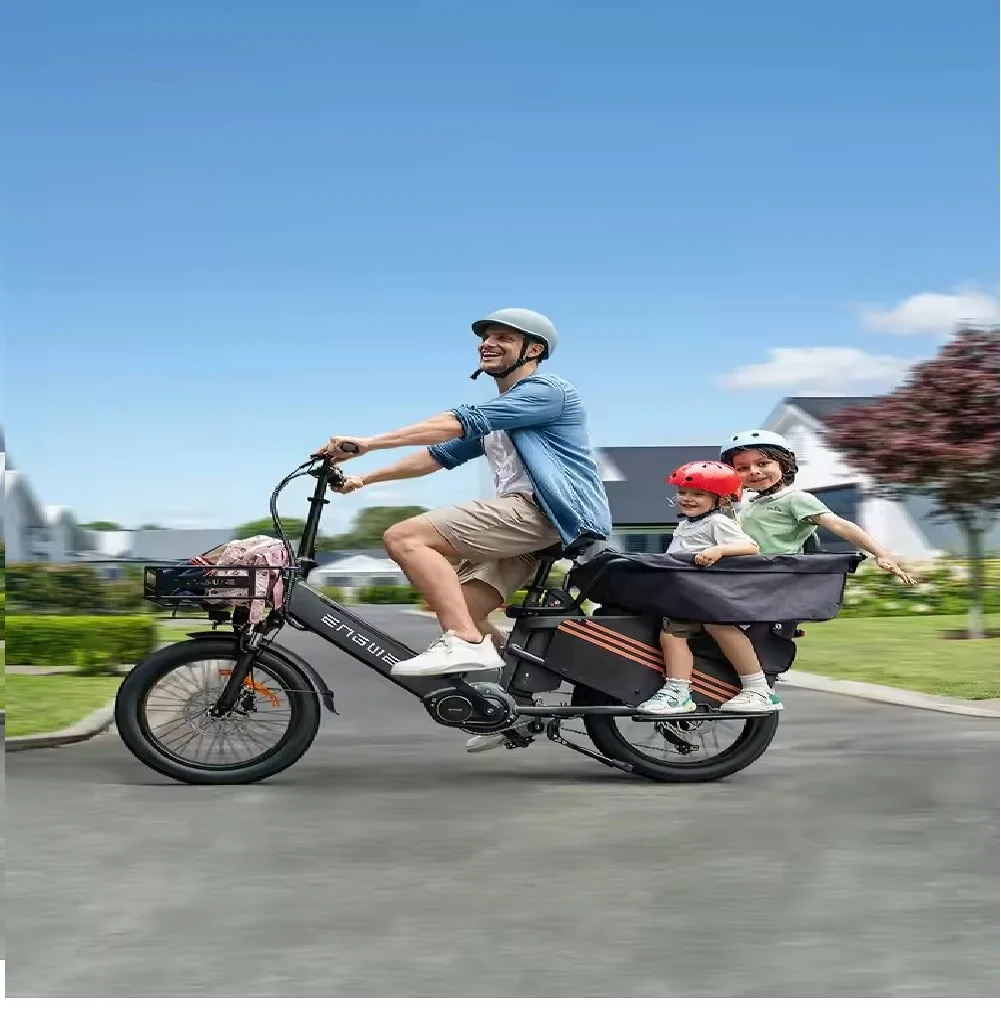 

ENGWE LE20 Electric Bike 25km/h 250W Motor 48V38.4AH Battery 350km Super Range Electric Bicycle Hydraulic Brake Child Seat Ebike