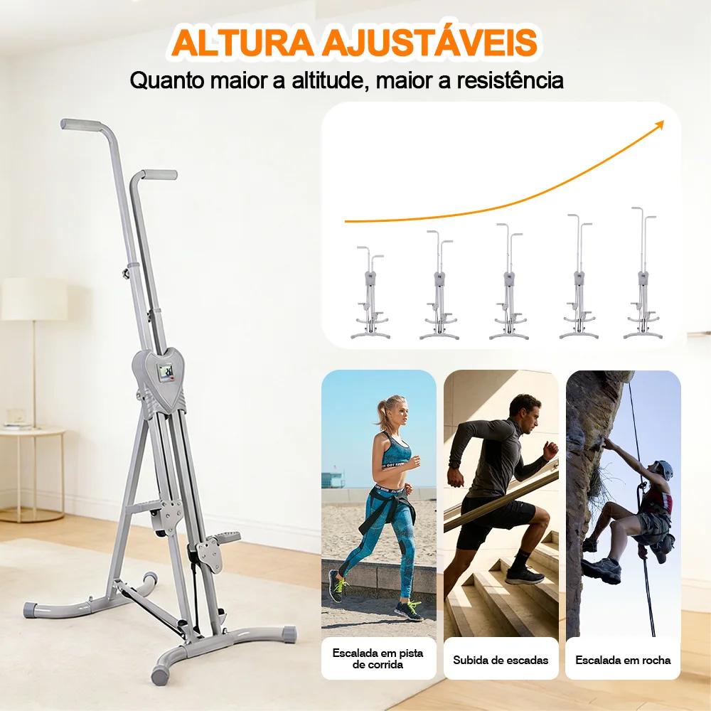 Simulador De Escada Togger Fitness Treino Em Casa 5 Níveis