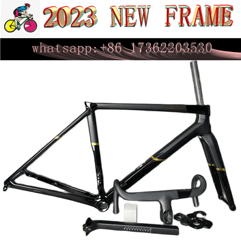 

2024 T47 T1000 C68 Road Carbon Frameset Speed Bike carbon Frameset Disc Brake Racing Bicycle Custom Logo DPD XDB UPS Ship