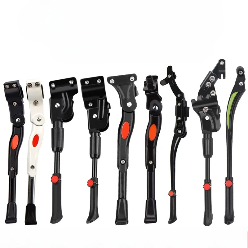 AliExpress MUQZI Mountain Bike Kick Stand Aluminum Alloy Heavy Duty Adjustable Bicycle Cycle Side Support Bracket Easy Install Bike Parking Rack