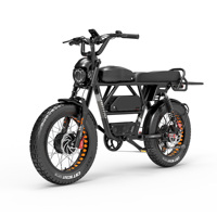 Lankeleisi X-Bkack Knight 20 Inch Electric Dual Motor Bike 45AH Dual Lithium Battery 2000W Motor Hydraulic Brake 4.0 Fat Tire