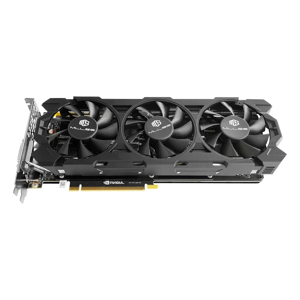 GEBRAUCHTE MLLSE Placa De Video NVIDIA GeForce GTX 1080 8 GB GDDR5X 256-Bit PCIe 3.0 x16 7 nm Desktop-Computer-Gaming-GPU