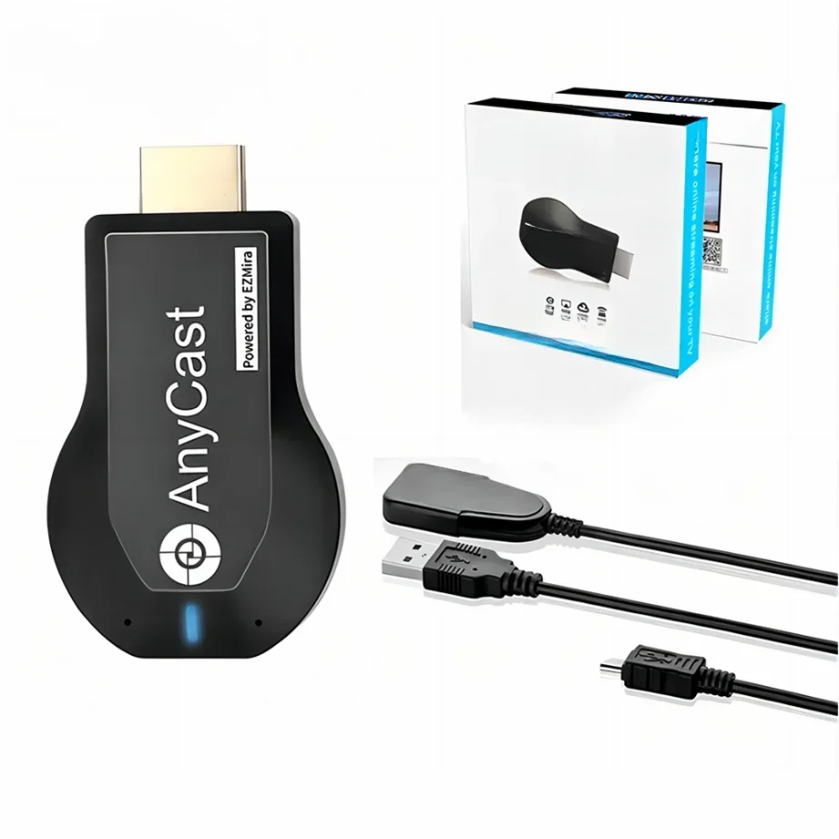 Clé TV compatible HDMI 1080P M2 Plus, affichage WIFI, Dongle récepteur Anycast DLNA, écran de partage pour IOS Android Miracast Airplay