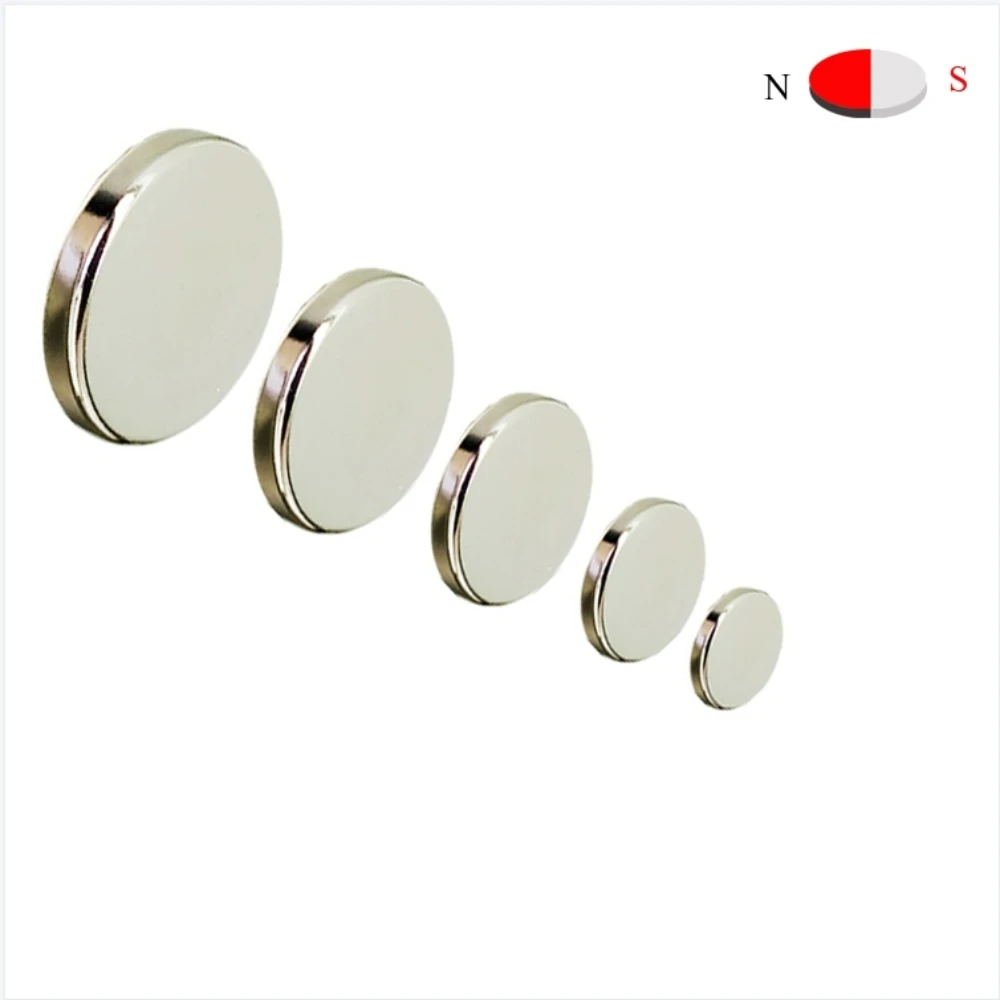 Round Diametric Disc Imans Refrigerator Magnets Whiteboard Diametrically Magnetic Disc Circuit Magnet Diametric