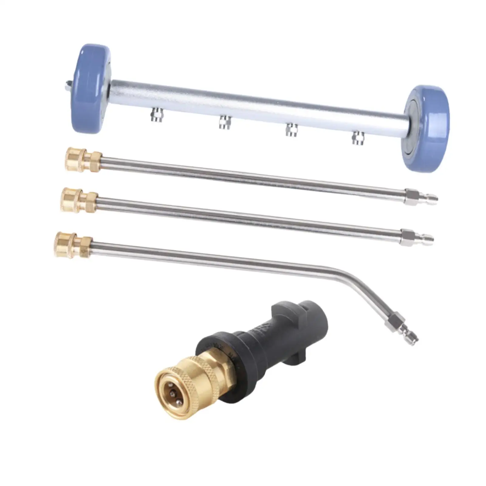 Pressure Washer Undercarriage Cleaner, 16 Inch Undercarriage Washer ,Under Car Cleaner with Straight Extension Wand, 4000 PSI