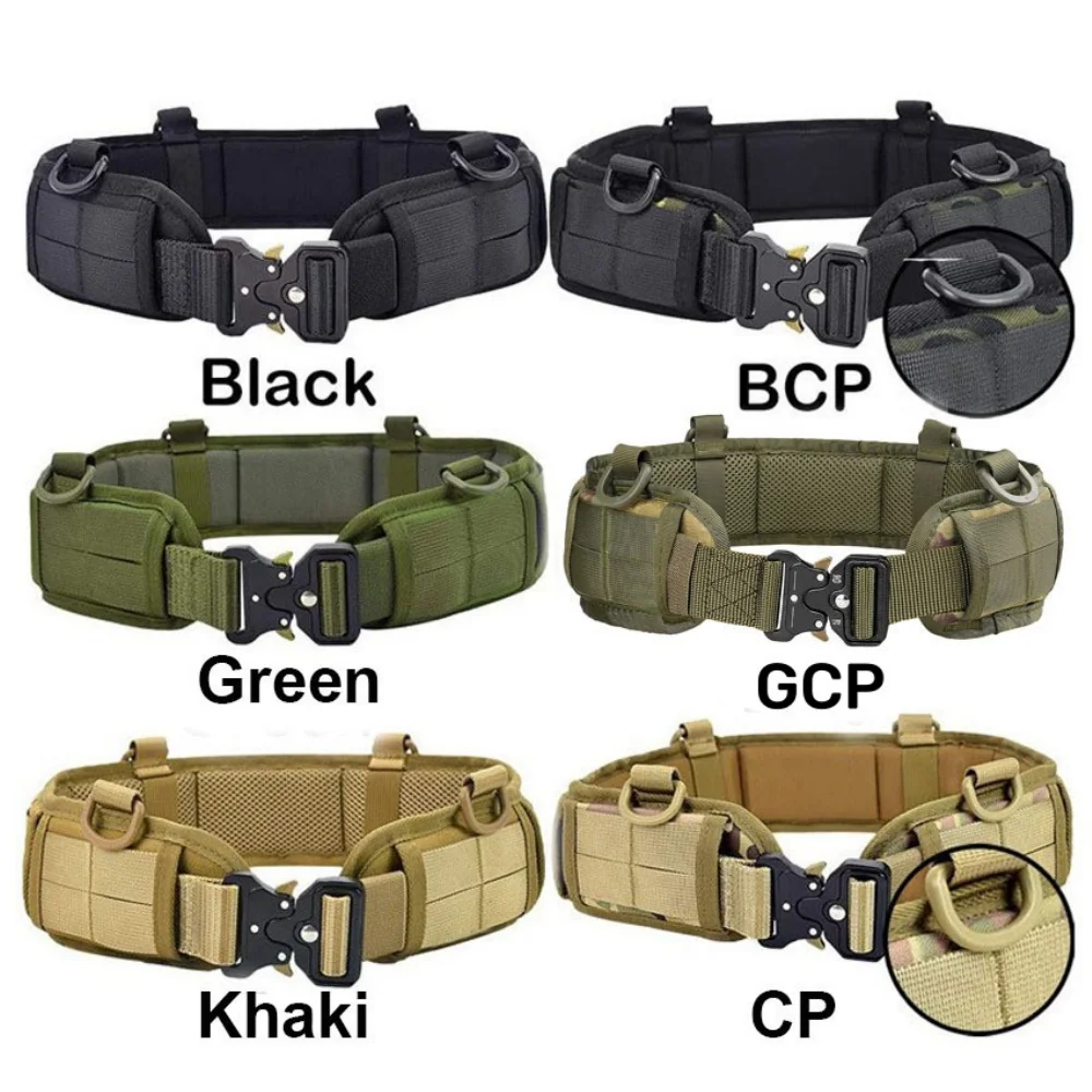 Molle Tactical Quick Release Cummerbund Lightweight Military Waist Belt Paintball Airsoft Accessories Tactical Equipment