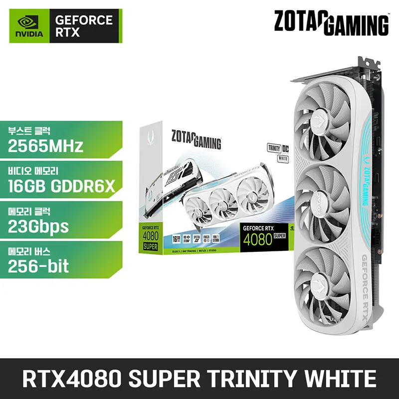 [Hot Deal] ZOTAC GAMING GeForce RTX 4080 SUPER Trinity OC D6X16GB White Graphics Card