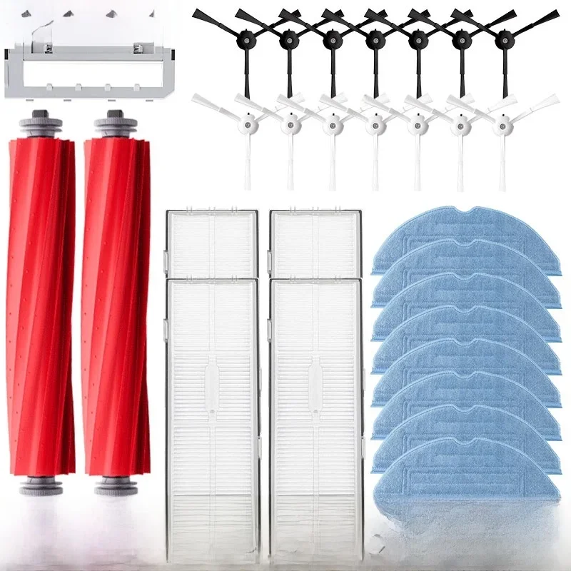 Roborock S7 S70 S7Max T7S T7S Plus brosse principale filtre Hepa tampon de vadrouille pièces de rechange accessoires d'aspirateur