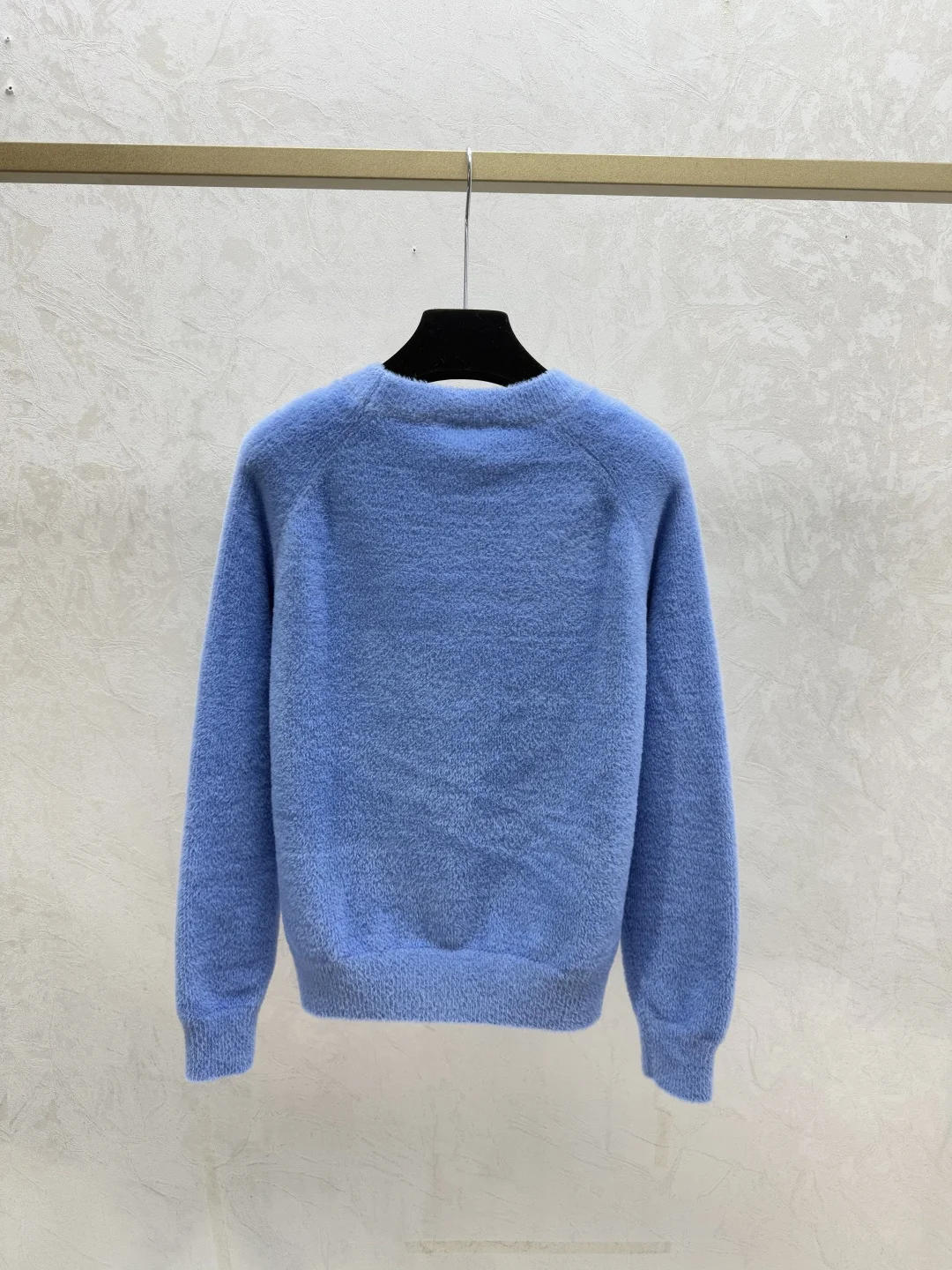 

2025 Early Autumn New Style - Plaid Round-neck Knitted Long-sleeve 5D65