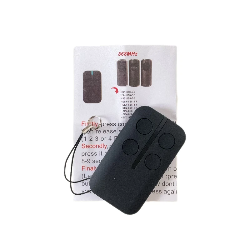 Clone HORMANN BS HS4-868-BS Remote Control Garage Door 868MHz HSE4 HS1 HS5 HSP4 HSD2 HSE2 HSE5 HSE1 868 BS Handheld Transmitter